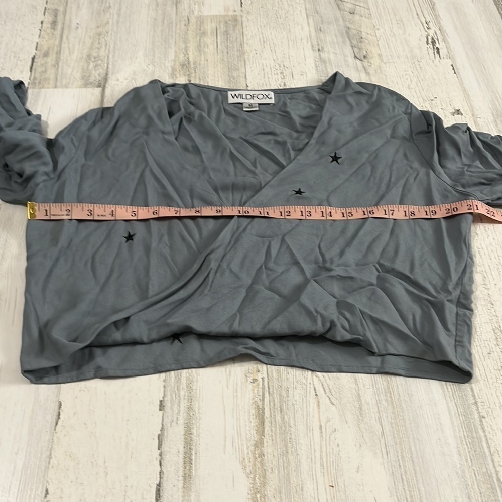 Wildfox Megalith Star Wrapt Top Size M - Picture 10 of 12